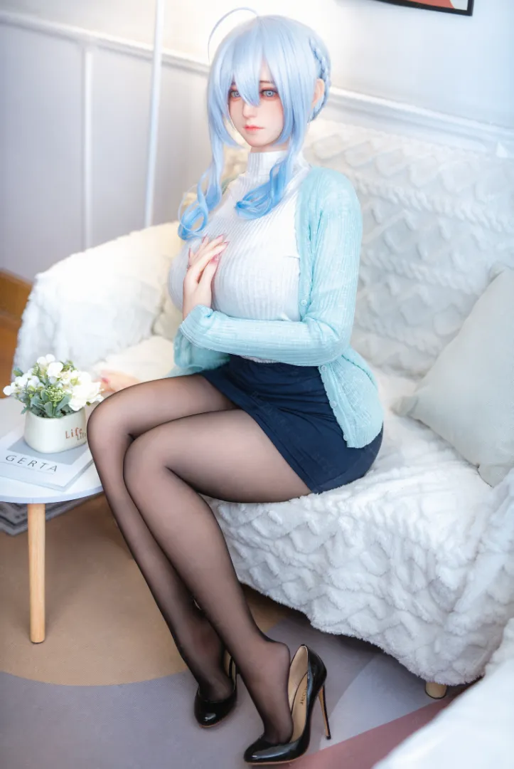 155cm (5ft1) G-Cup Busty Silicone Head + TPE Body Hybrid Sex Doll Fenlin, Head #Fenlin