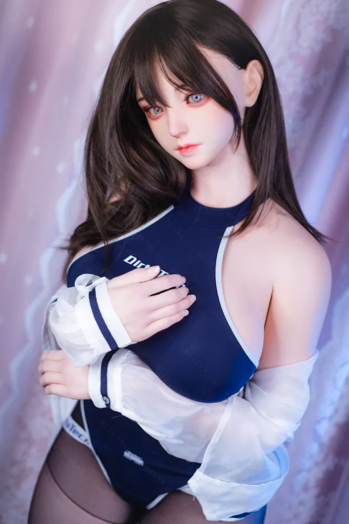 160cm (5ft3) คัพ G น้ำหนักเบา ซิลิโคน ตุ๊กตายาง หัว Campanula