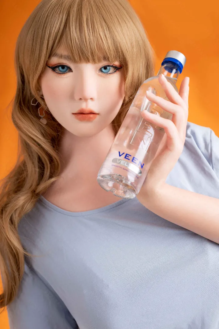 168cm (5ft6) C罩杯 輕量化 矽膠 性愛娃娃 頭部 Rhododdendron