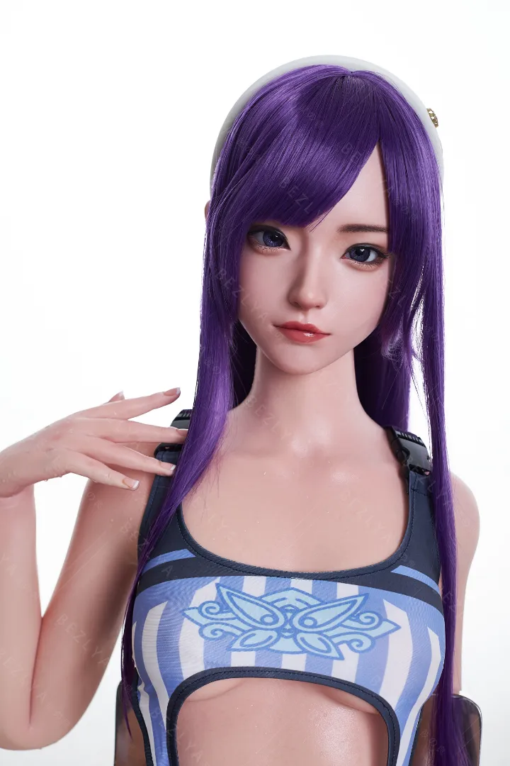 155cm (5ft1) B-Cup Lightweight Silicone Sex Doll, Head Bletilla Movable Jaw