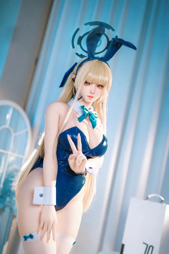 155cm (5ft1) คัพ E น้ำหนักเบา ซิลิโคน ตุ๊กตายาง ROS หัวรุ่น Campanula
