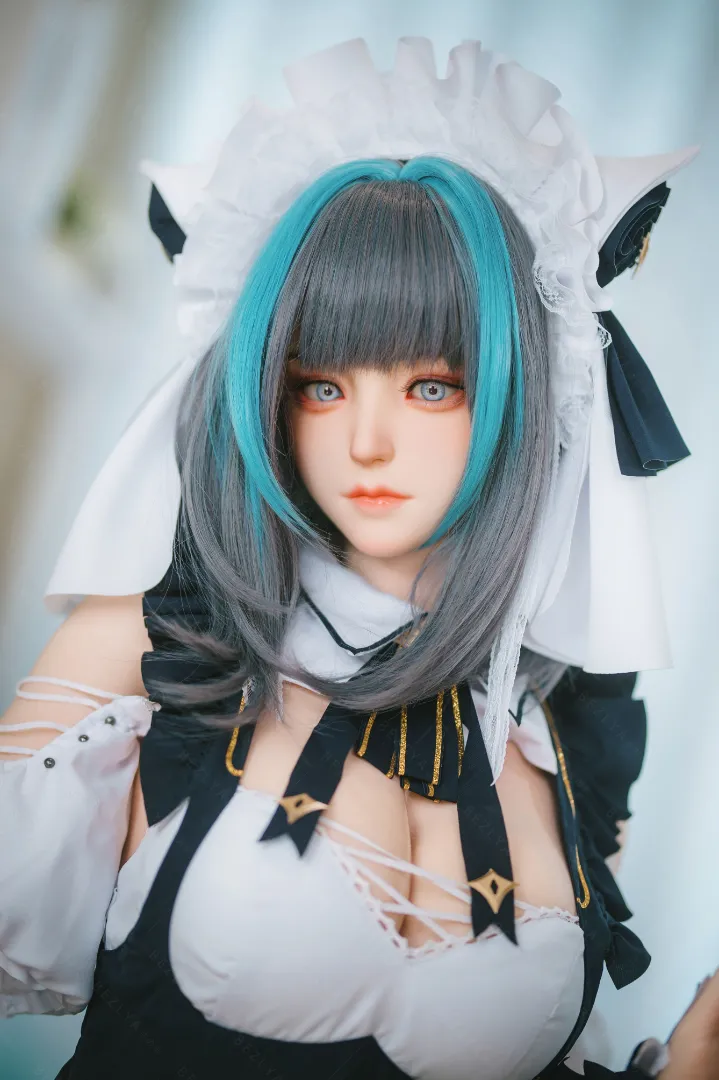 155cm (5ft1) E-Cup น้ำหนักเบา ซิลิโคน ตุ๊กตายาง ROS ส่วนหัว Campanula