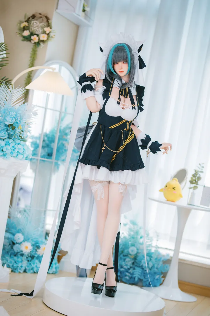 155cm (5ft1) E-Cup น้ำหนักเบา ซิลิโคน ตุ๊กตายาง ROS ส่วนหัว Campanula