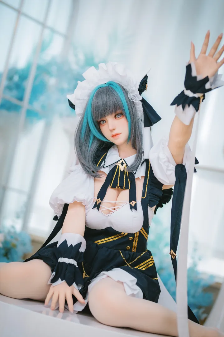 155cm (5ft1) E-Cup น้ำหนักเบา ซิลิโคน ตุ๊กตายาง ROS ส่วนหัว Campanula