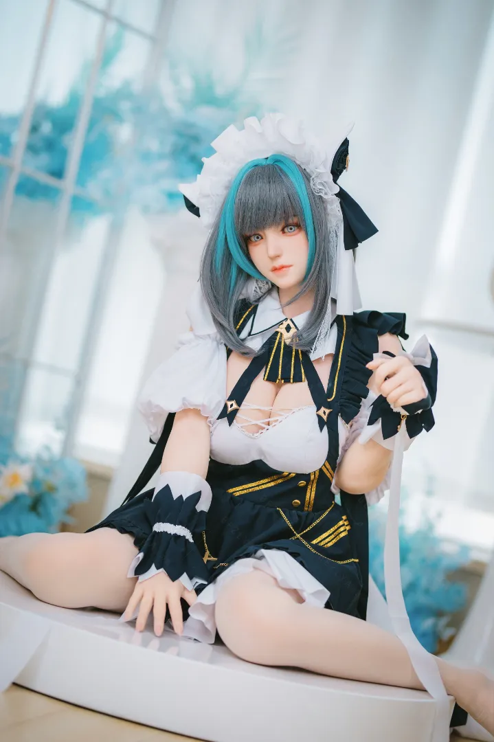 155cm (5ft1) E-Cup น้ำหนักเบา ซิลิโคน ตุ๊กตายาง ROS ส่วนหัว Campanula