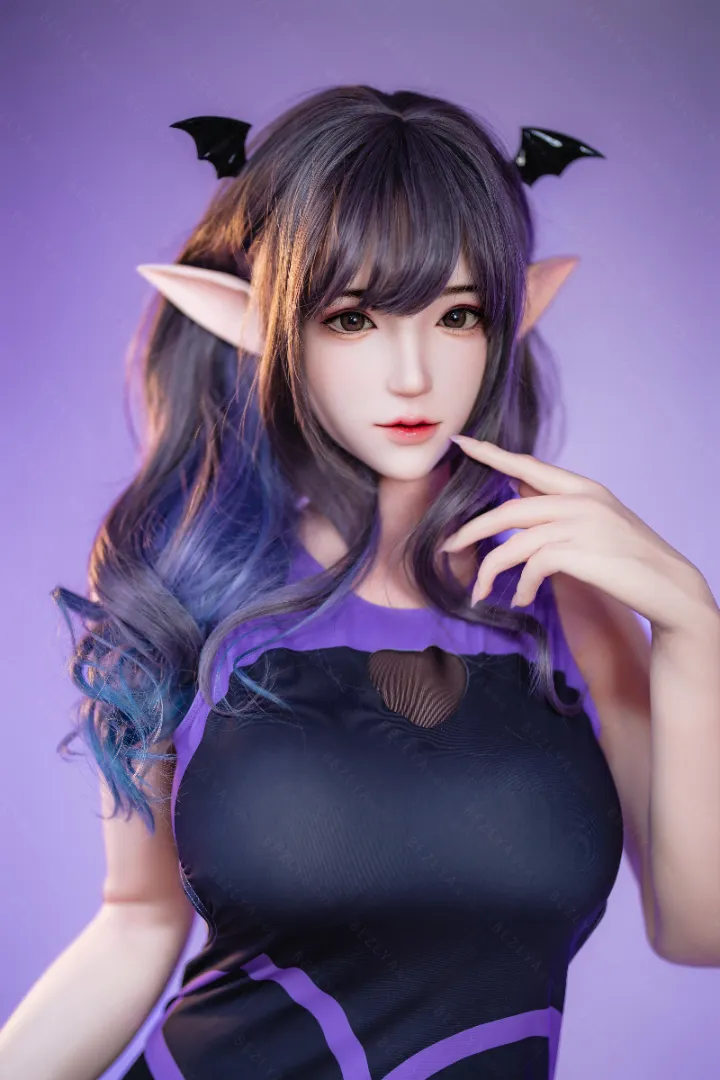 155cm (5ft1) Eカップ 軽量 シリコン ラブドール ヘッド Yulania