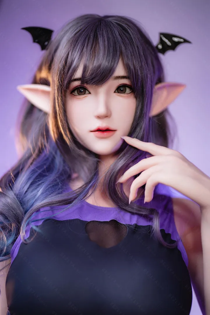 155cm (5ft1) Eカップ 軽量 シリコン ラブドール ヘッド Yulania