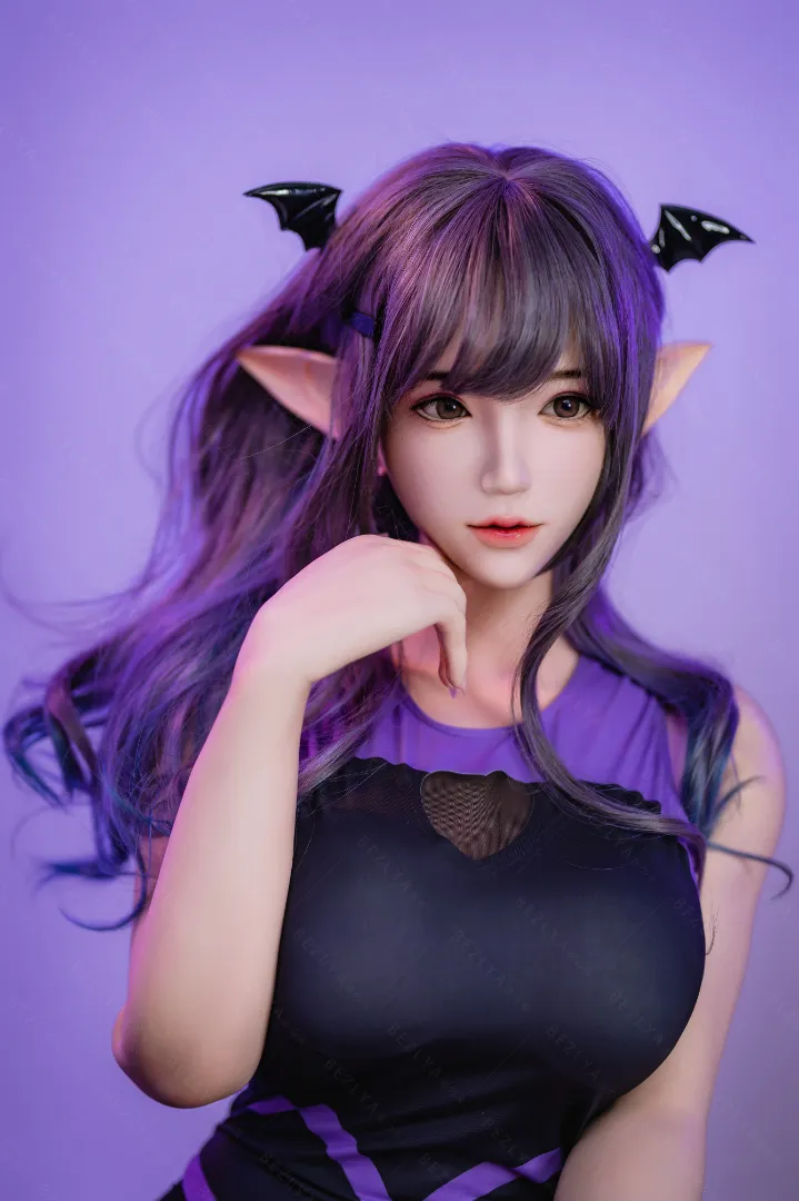 155cm (5ft1) Eカップ 軽量 シリコン ラブドール ヘッド Yulania