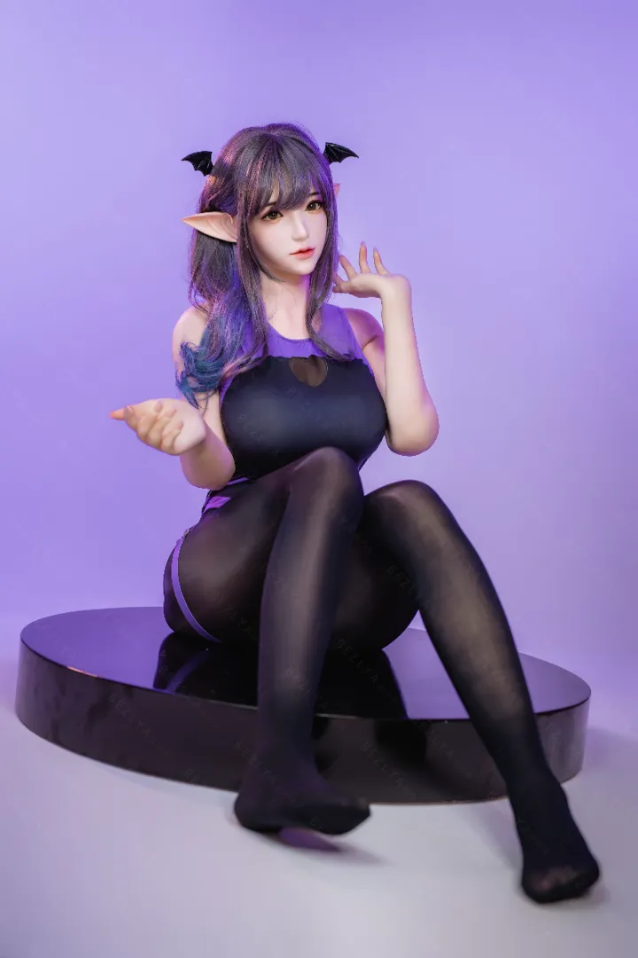 155cm (5ft1) Eカップ 軽量 シリコン ラブドール ヘッド Yulania