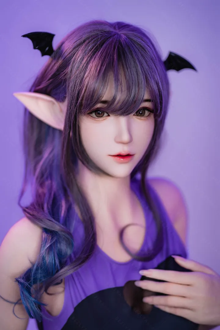 155cm (5ft1) Eカップ 軽量 シリコン ラブドール ヘッド Yulania