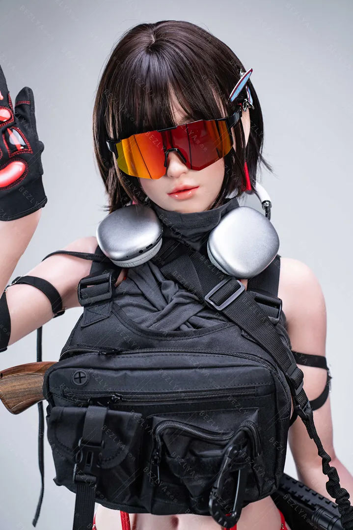 163cm (5ft4) Fカップ シリコン ラブドール bletilla, 可動式顎 ヘッド