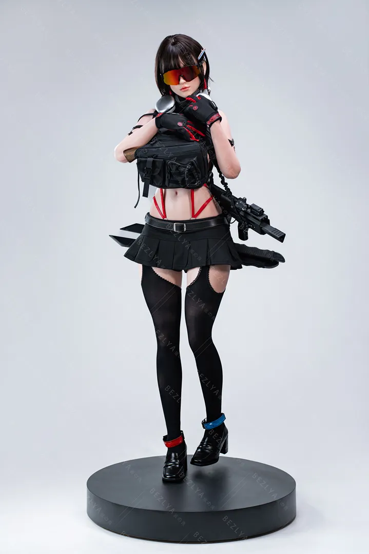 163cm (5ft4) Fカップ シリコン ラブドール bletilla, 可動式顎 ヘッド