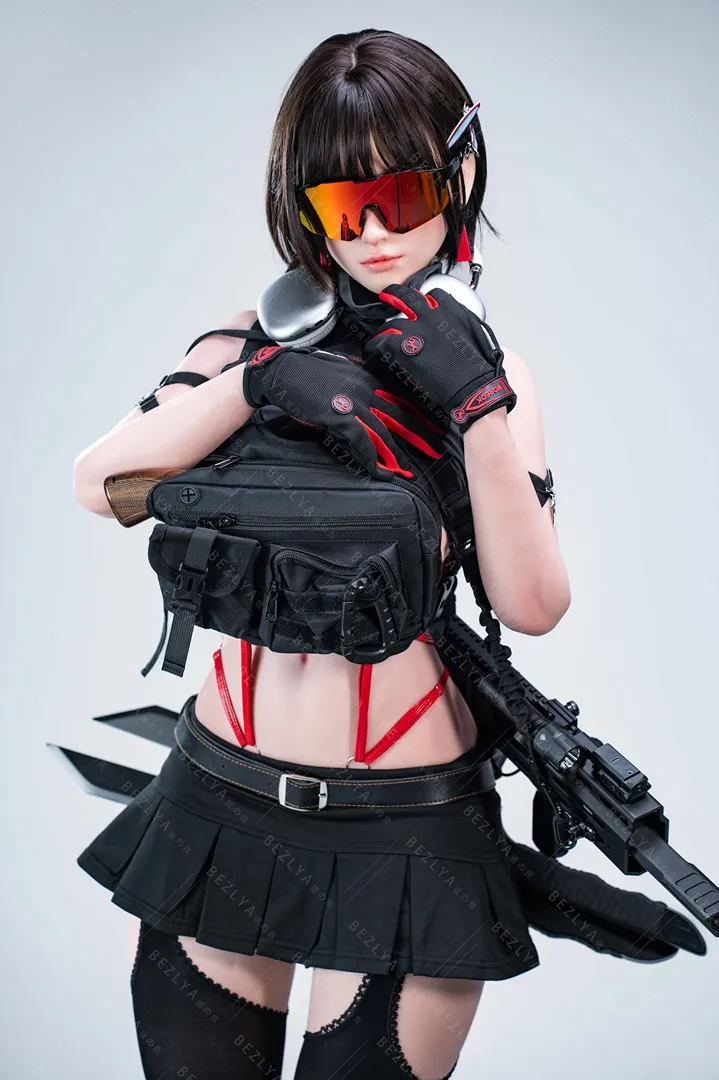 163cm (5ft4) Fカップ シリコン ラブドール bletilla, 可動式顎 ヘッド