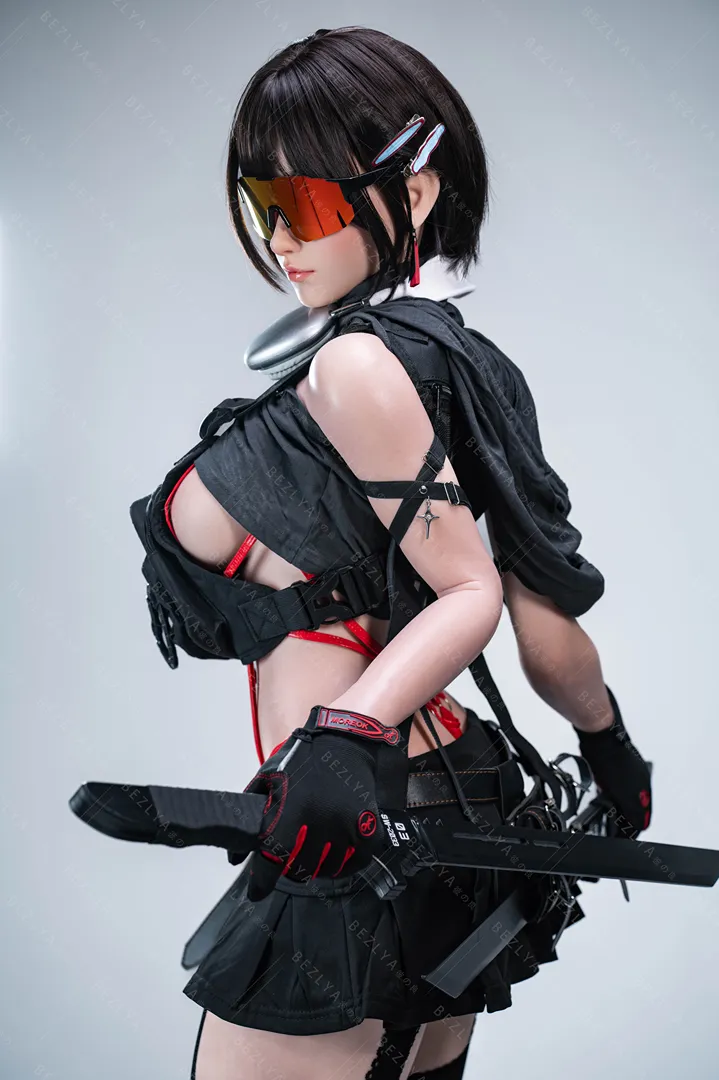 163cm (5ft4) Fカップ シリコン ラブドール bletilla, 可動式顎 ヘッド