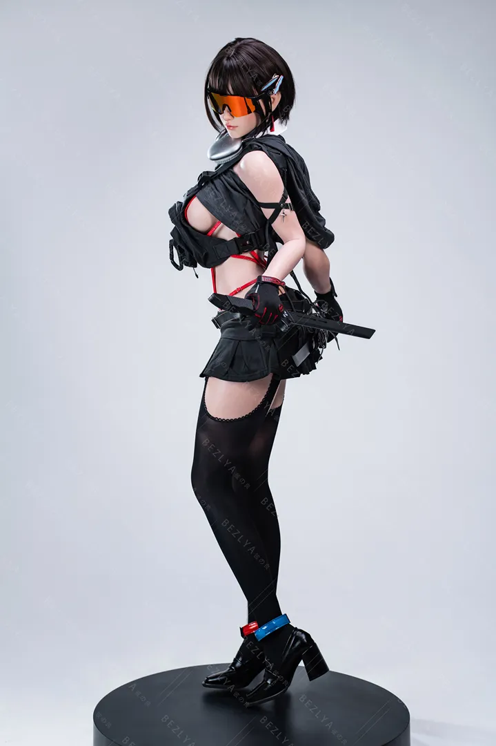 163cm (5ft4) Fカップ シリコン ラブドール bletilla, 可動式顎 ヘッド