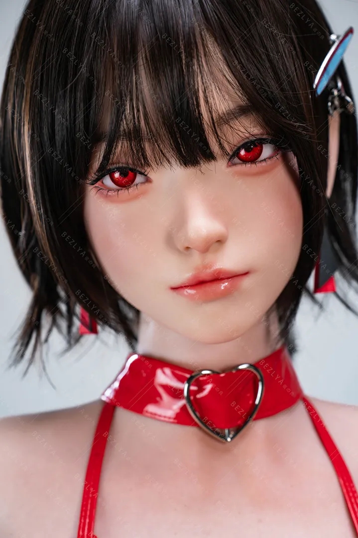 163cm (5ft4) Fカップ シリコン ラブドール bletilla, 可動式顎 ヘッド