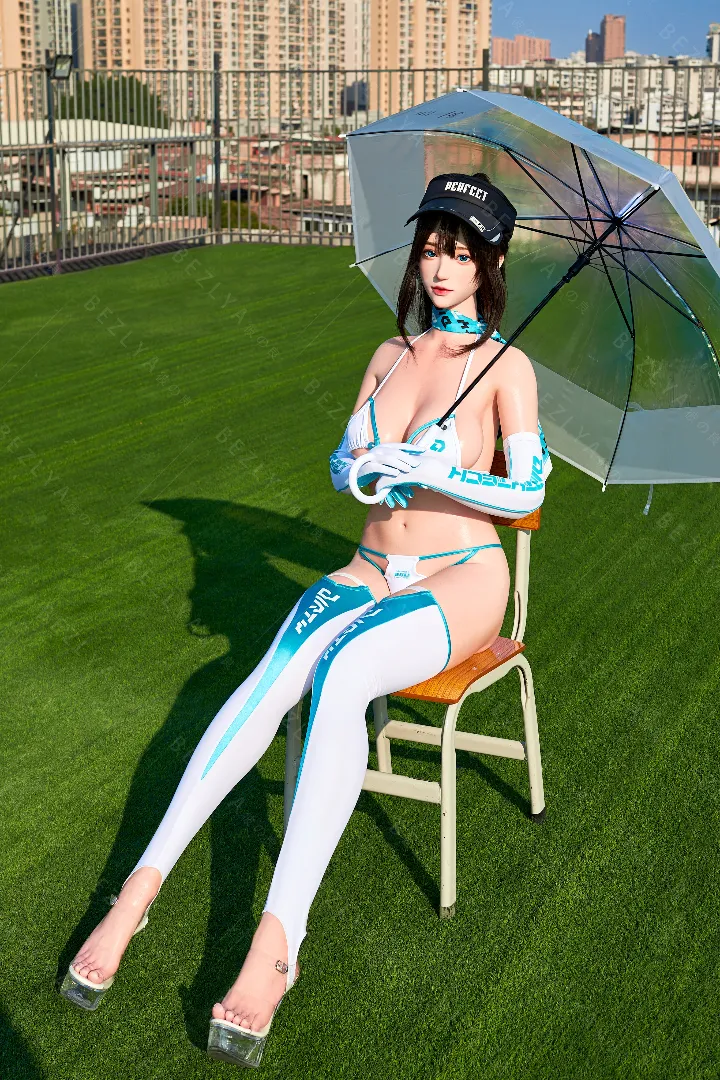 163cm (5ft4) F-Cup Lightweight Silicone Sex Doll, Head Yulania