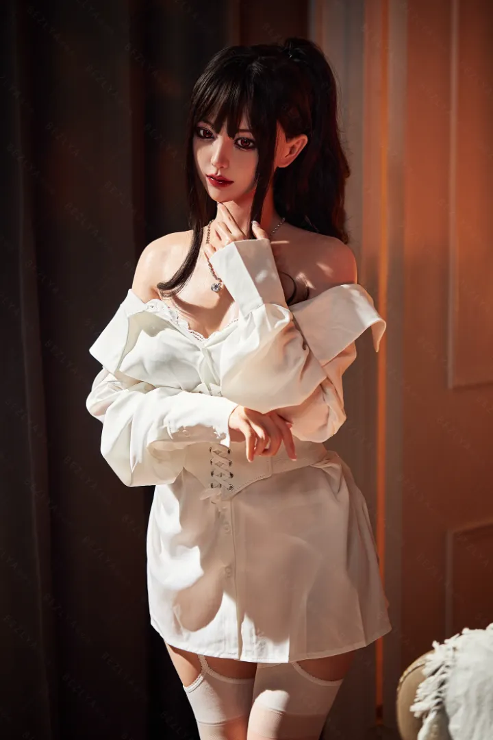 153cm (5ft0) E-Cup Lightweight Silicone Sex Doll, Head Hibiscus