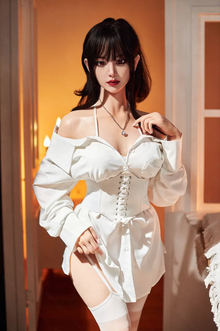 153cm (5ft0) E-Cup Lightweight Silicone Sex Doll, Head Hibiscus