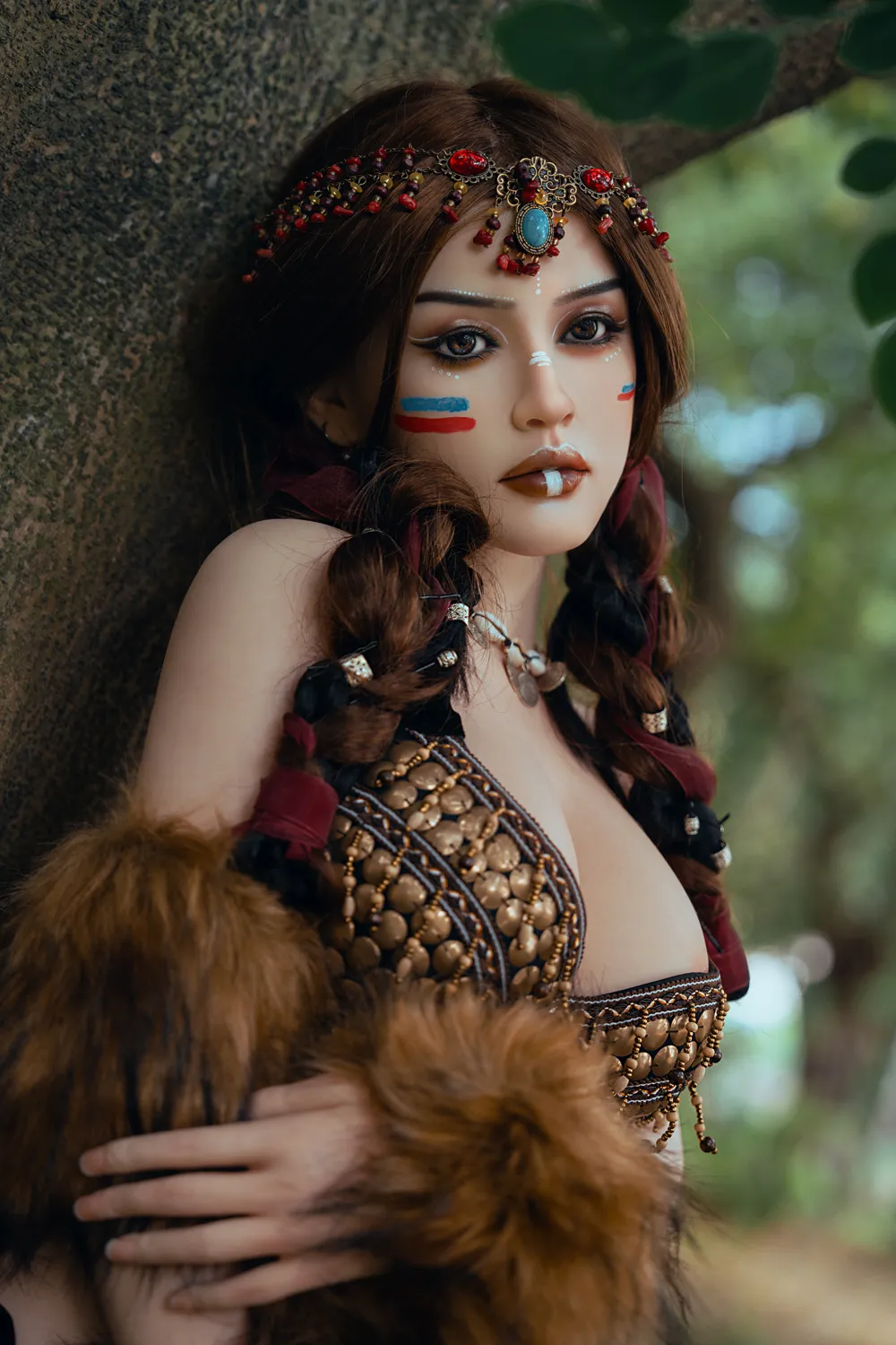 ROSRETTY Doll 164cm (5ft5) D-чашка Полностью силиконовая игривая блондинка Grid Girl Силиконовая Секс-кукла Liz Голова S31