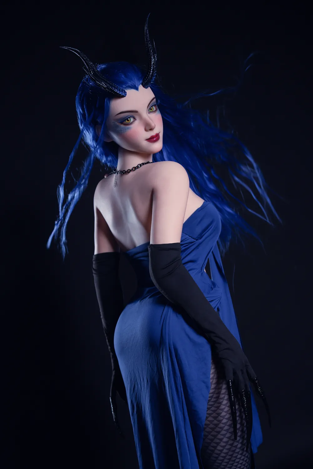 164cm (5ft5) D-Cup Full Silicone Nezha Demon Seductive Queen Cosplay Silicone Sex Doll Aorun, Head #S36