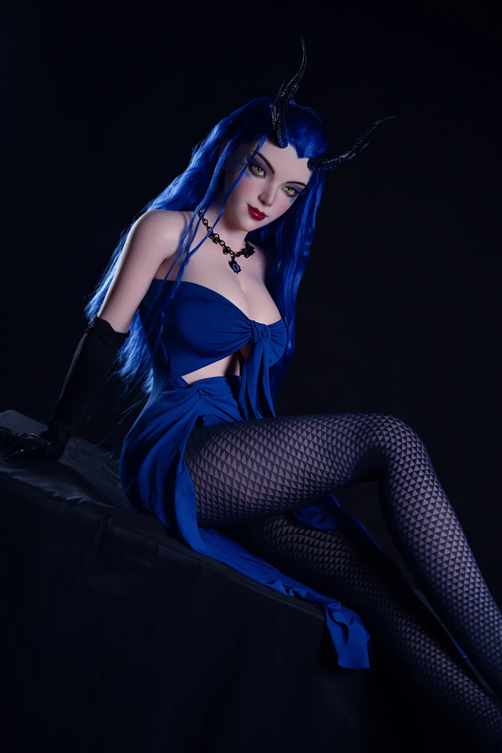 164cm (5ft5) D-Cup Full Silicone Nezha Demon Seductive Queen Cosplay Silicone Sex Doll Aorun, Head #S36