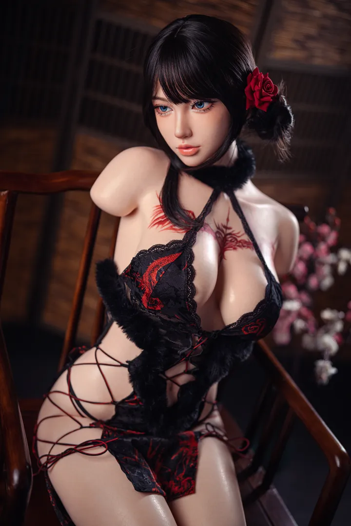 115cm (3ft9) Silicone Sex Doll Torso Wenwen, ROS Head #99B