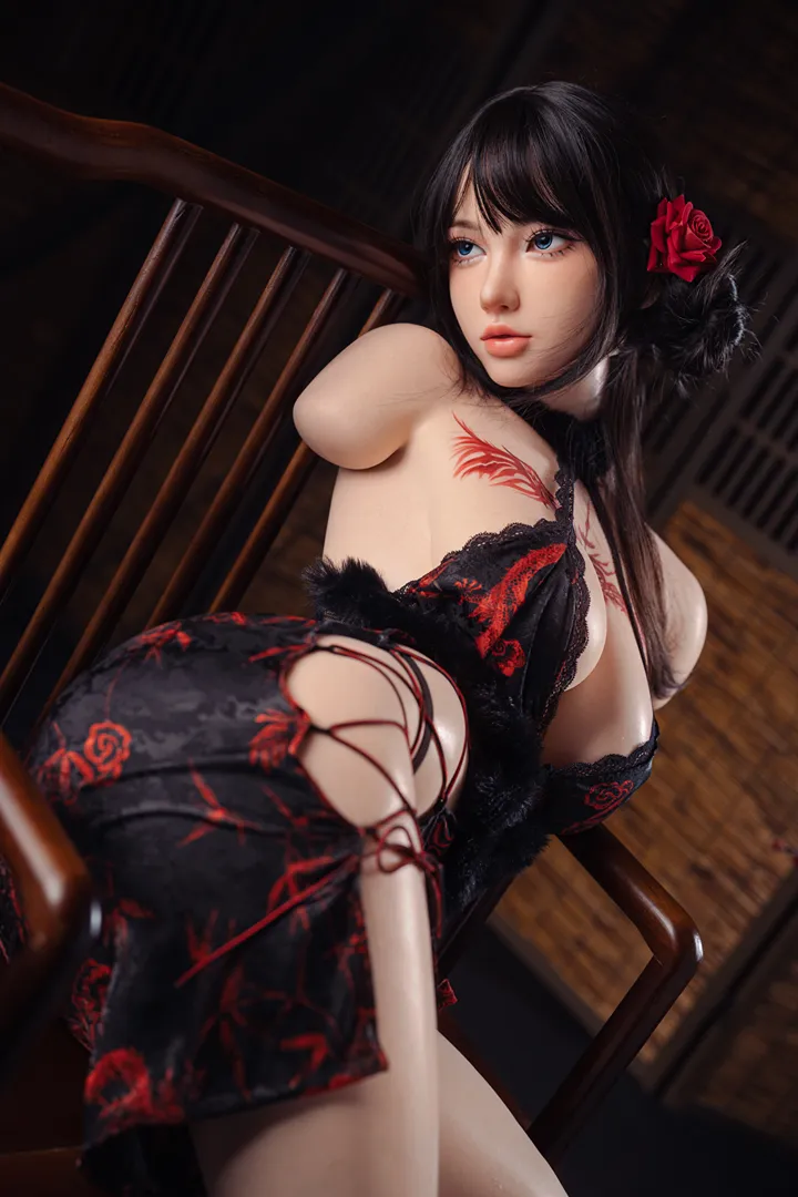115cm (3ft9) Silicone Sex Doll Torso Wenwen, ROS Head #99B