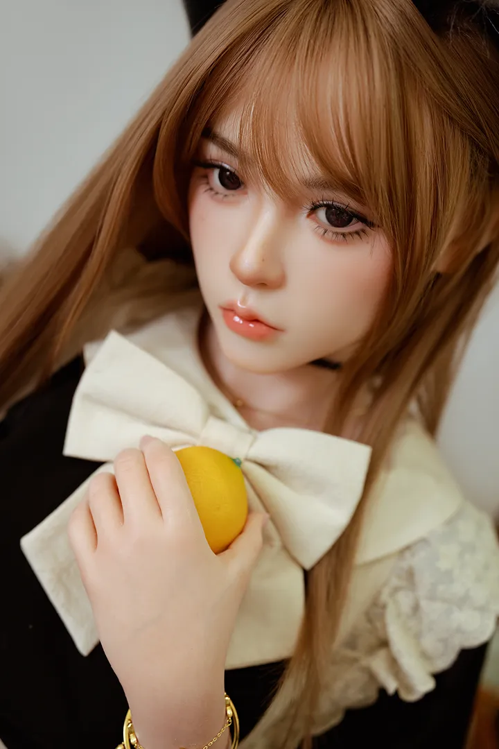 149cm (4ft11) 真實肌膚紋理 矽膠 性愛娃娃 Yuna, ROS 头部 7b
