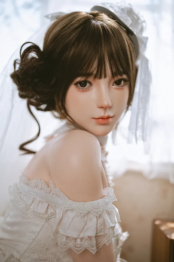 156cm (5ft1) A-Cup Lightweight Silicone Sex Doll Wanwan, Head #109
