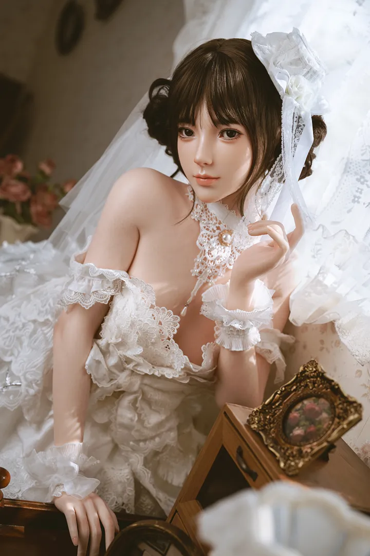 156cm (5ft1) A-Cup Lightweight Silicone Sex Doll Wanwan, Head #109