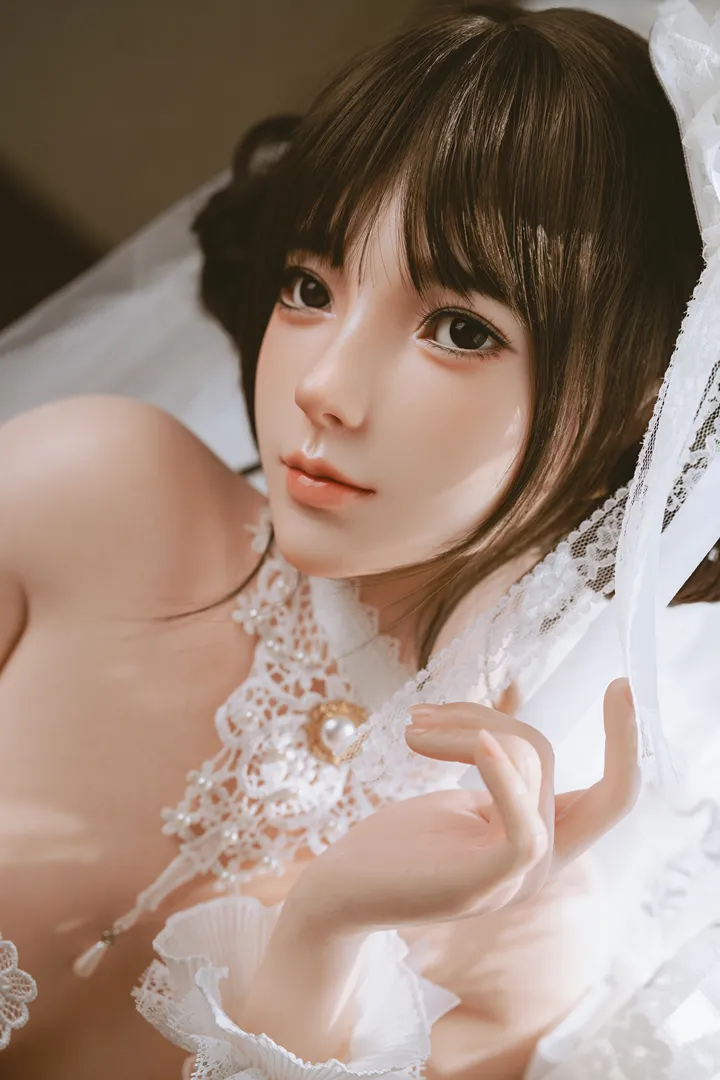 156cm (5ft1) A-Cup Lightweight Silicone Sex Doll Wanwan, Head #109