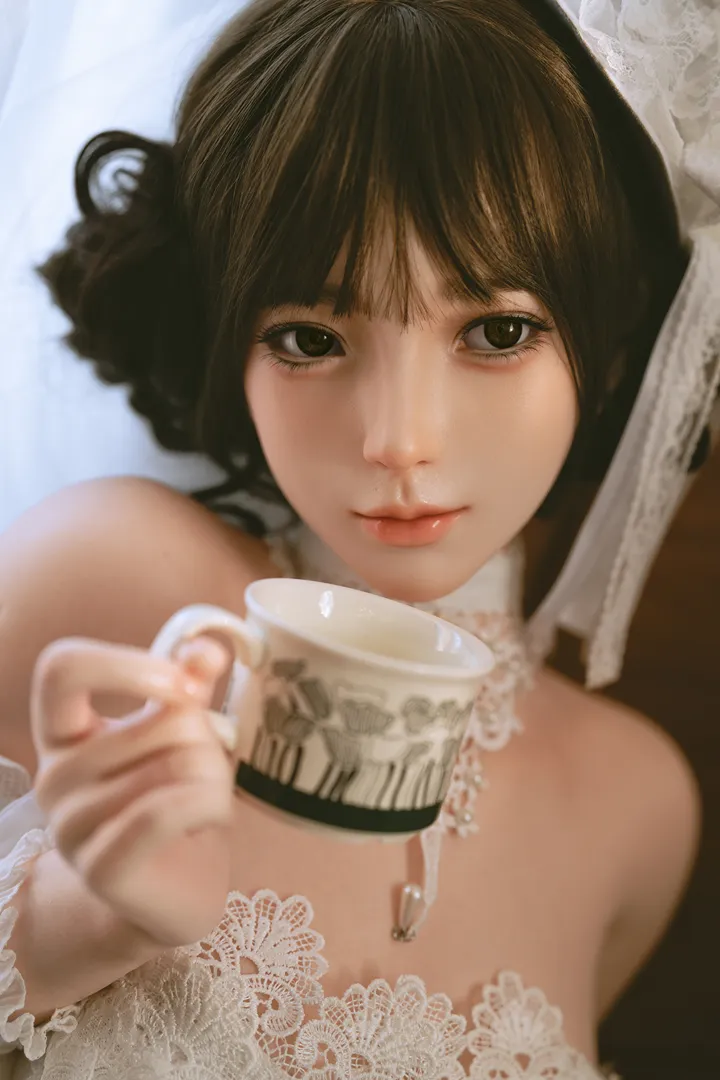 156cm (5ft1) A-Cup Lightweight Silicone Sex Doll Wanwan, Head #109